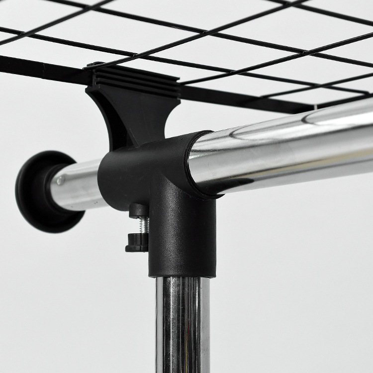 Single pole drying rack floor type telescopic lifting drying rack indoor and outdoor mobile drying rack